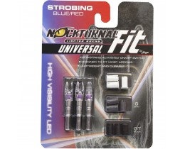 ENCOCHES LUMINEUSES NOCKTURNAL UNIVERSELLES Clignotantes ROUGE/VERT