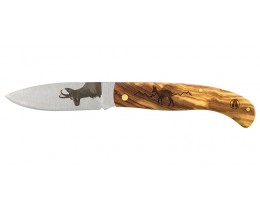 COUTEAU PLIANT JOKER MOTIF CHAMOIS GRAVE MANCHE/LAME